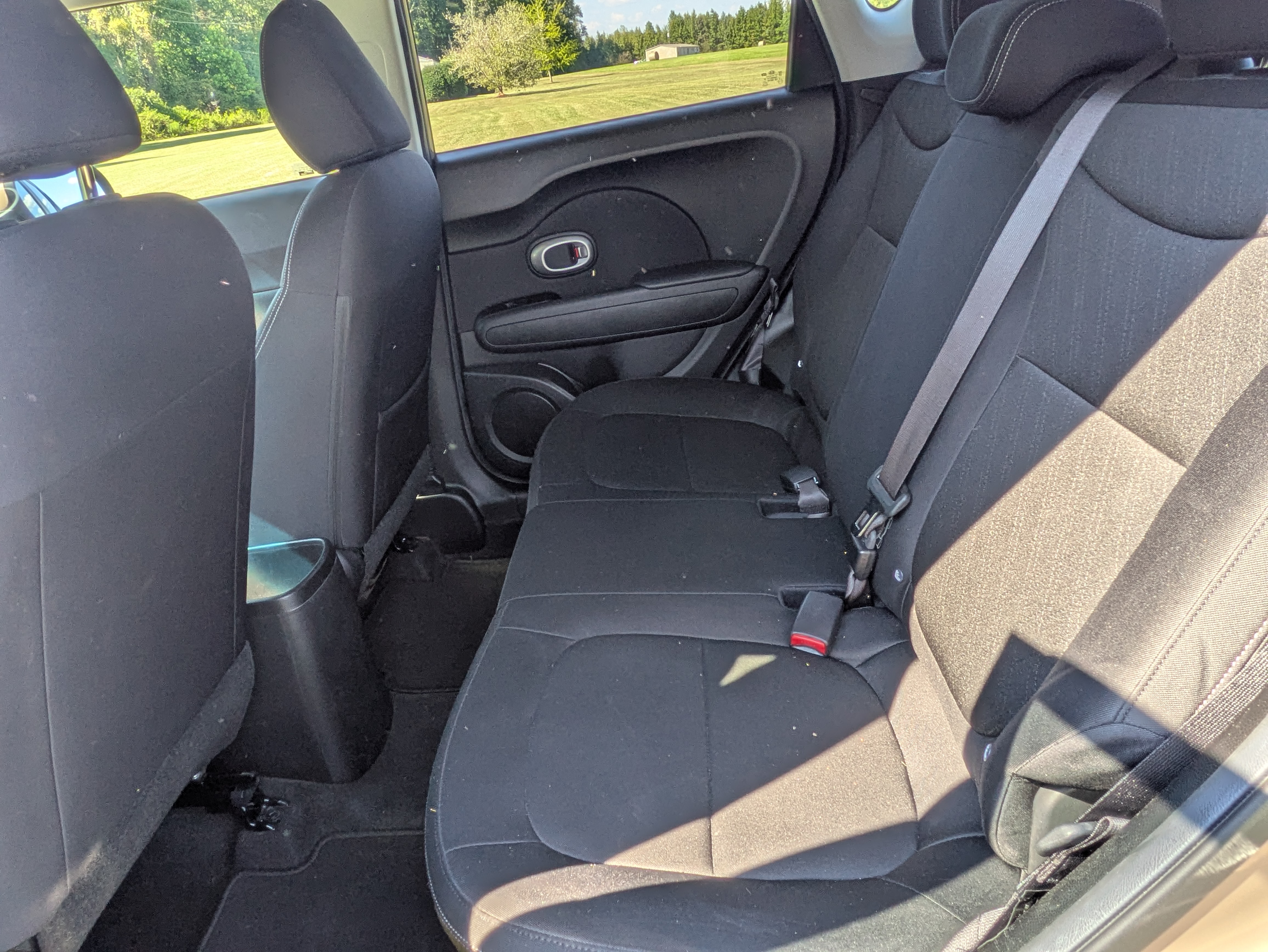 Kia Soul rear seat interior