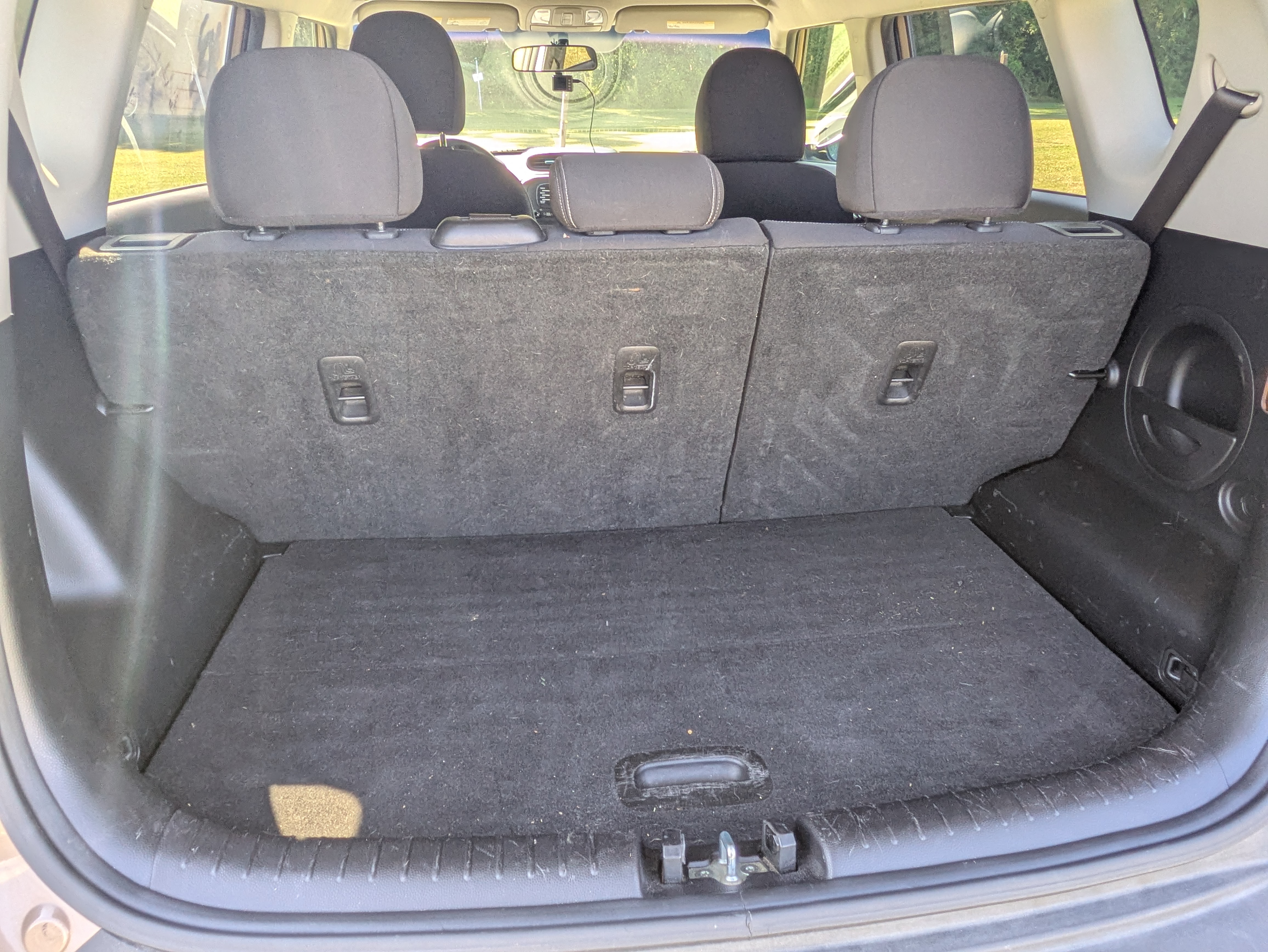 Kia Soul trunk interior