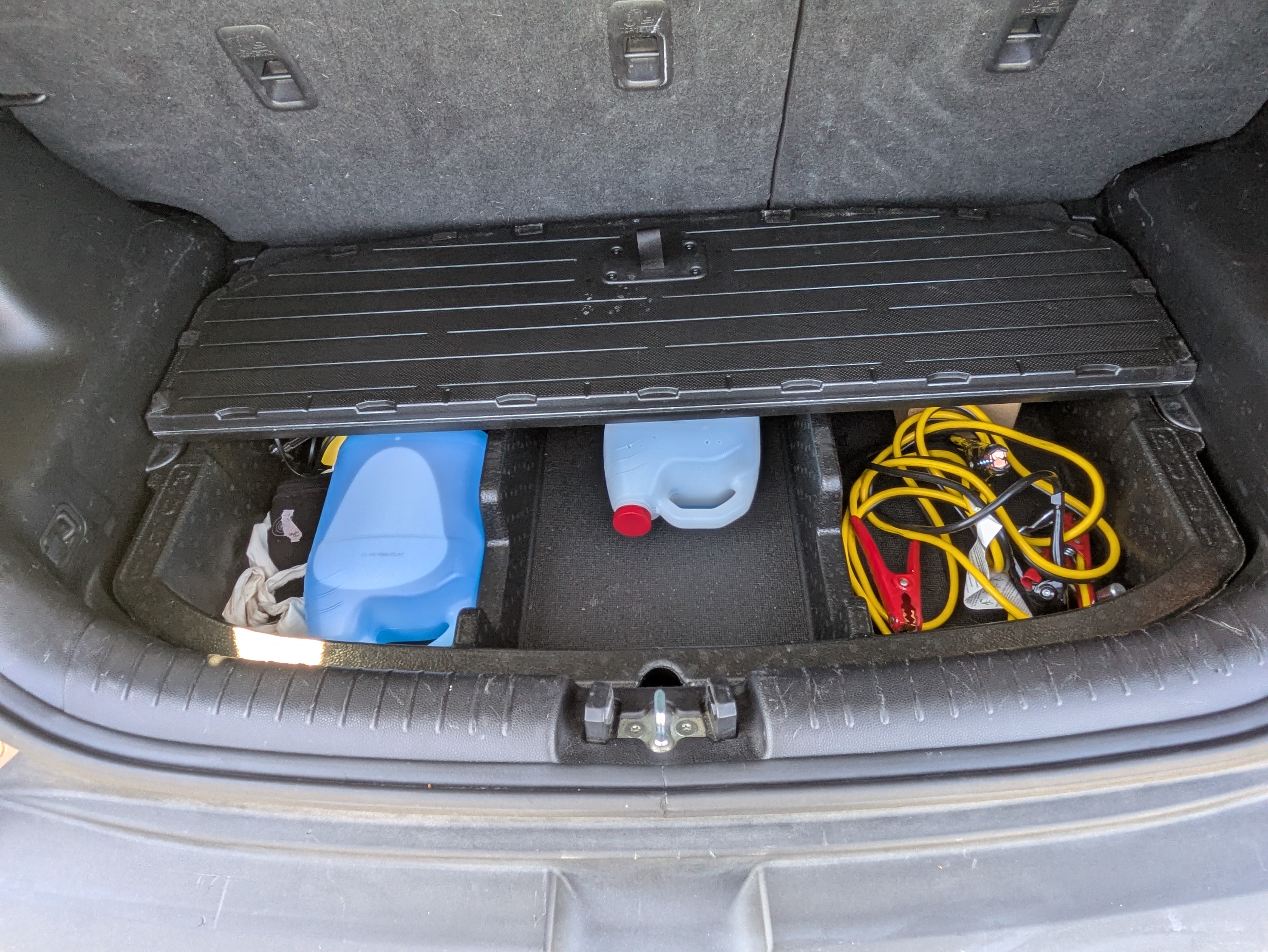 Kia Soul trunk storage