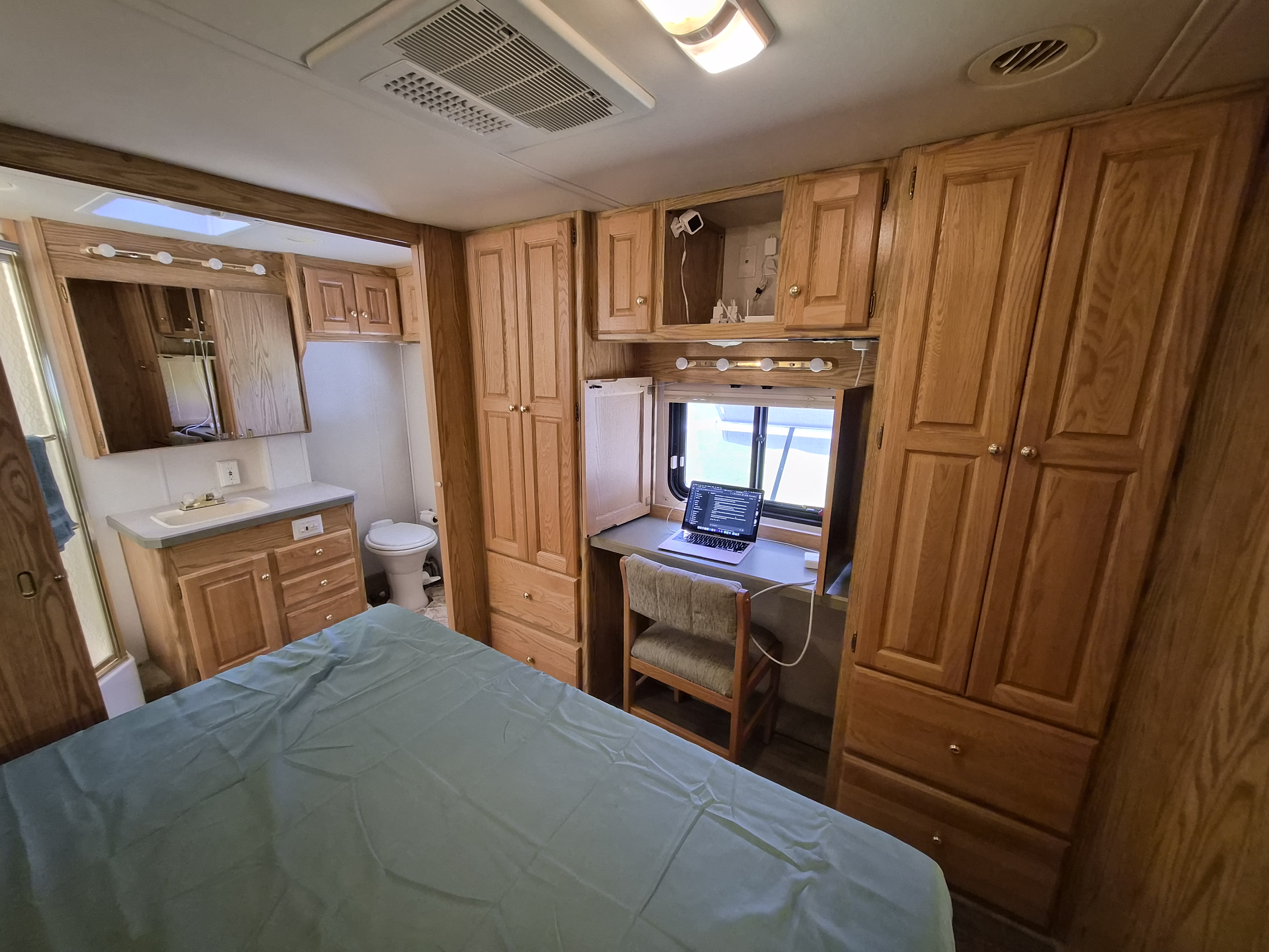 Bedroom with slideout extended