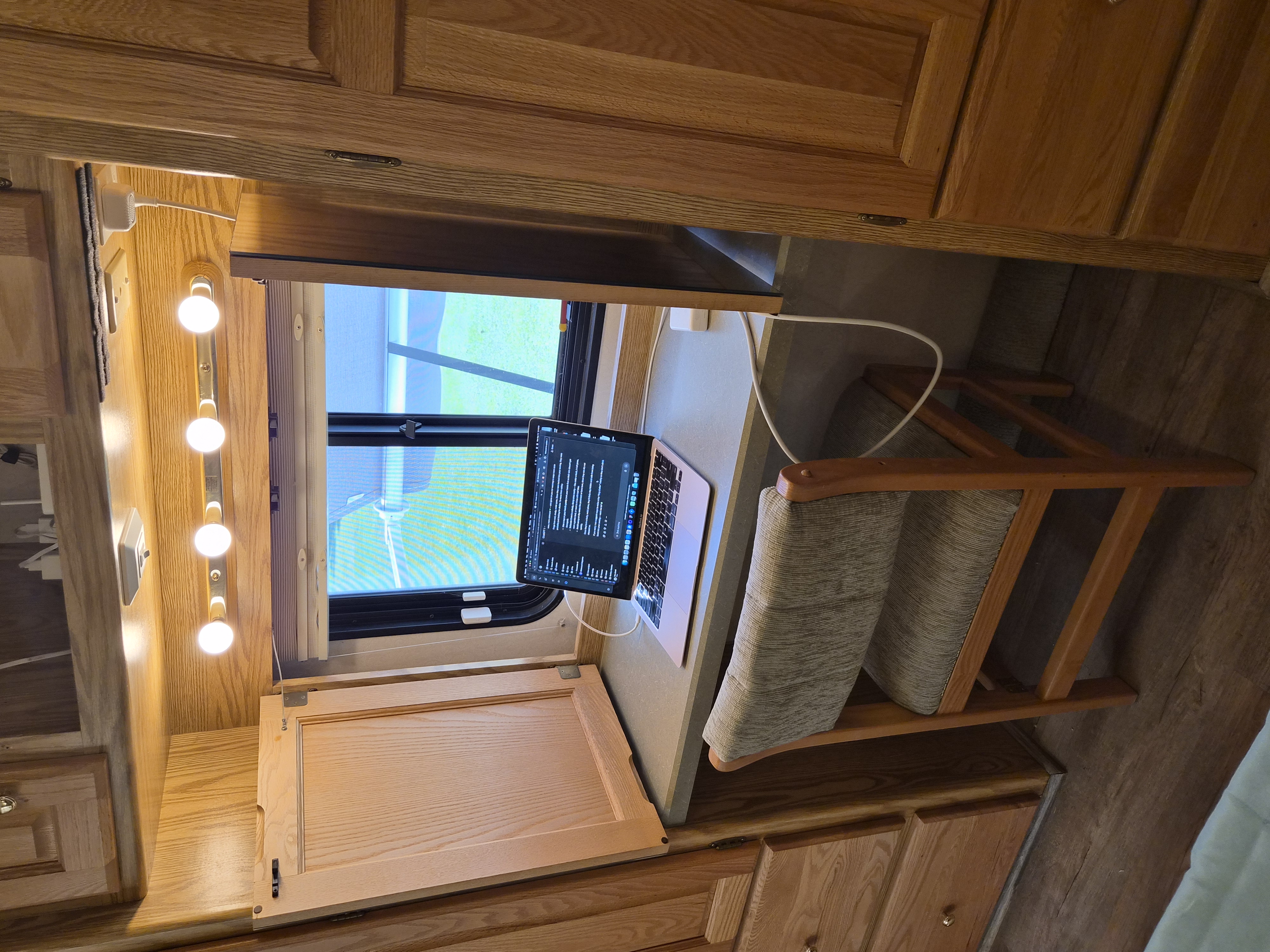 Bedroom full view with slideout open