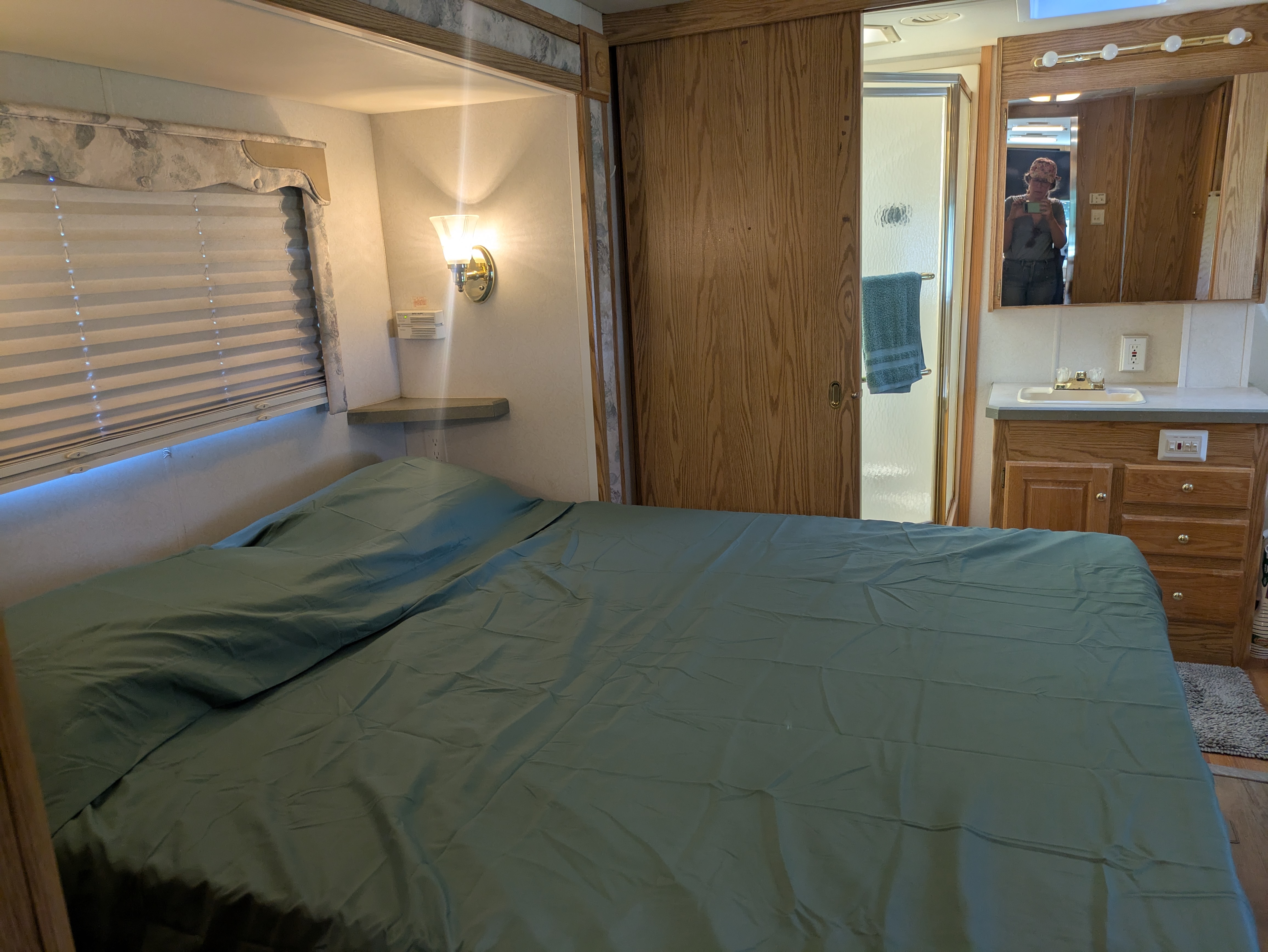 Bedroom full view with slideout open