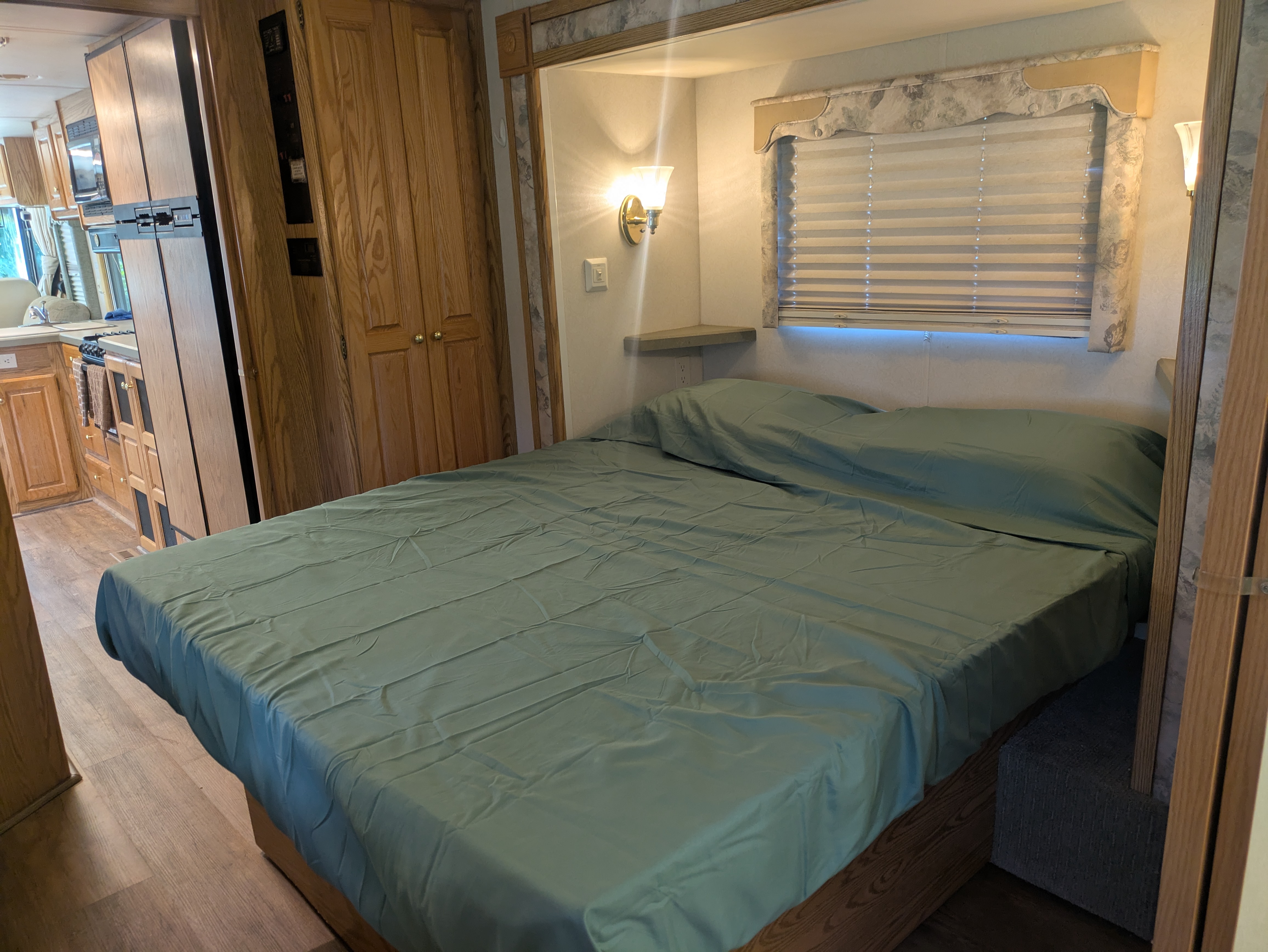 Bedroom full view with slideout open