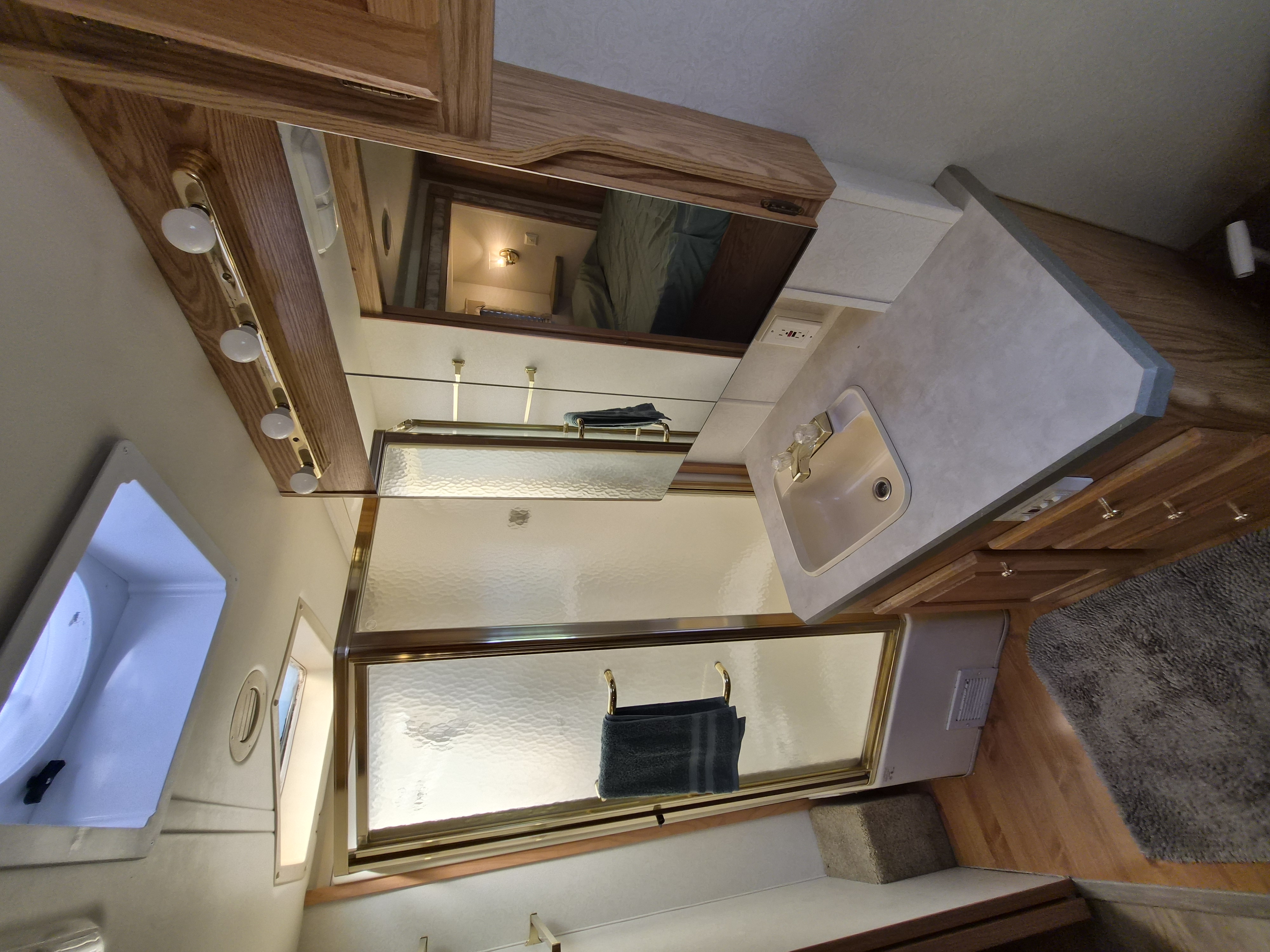 Main bathroom shower area