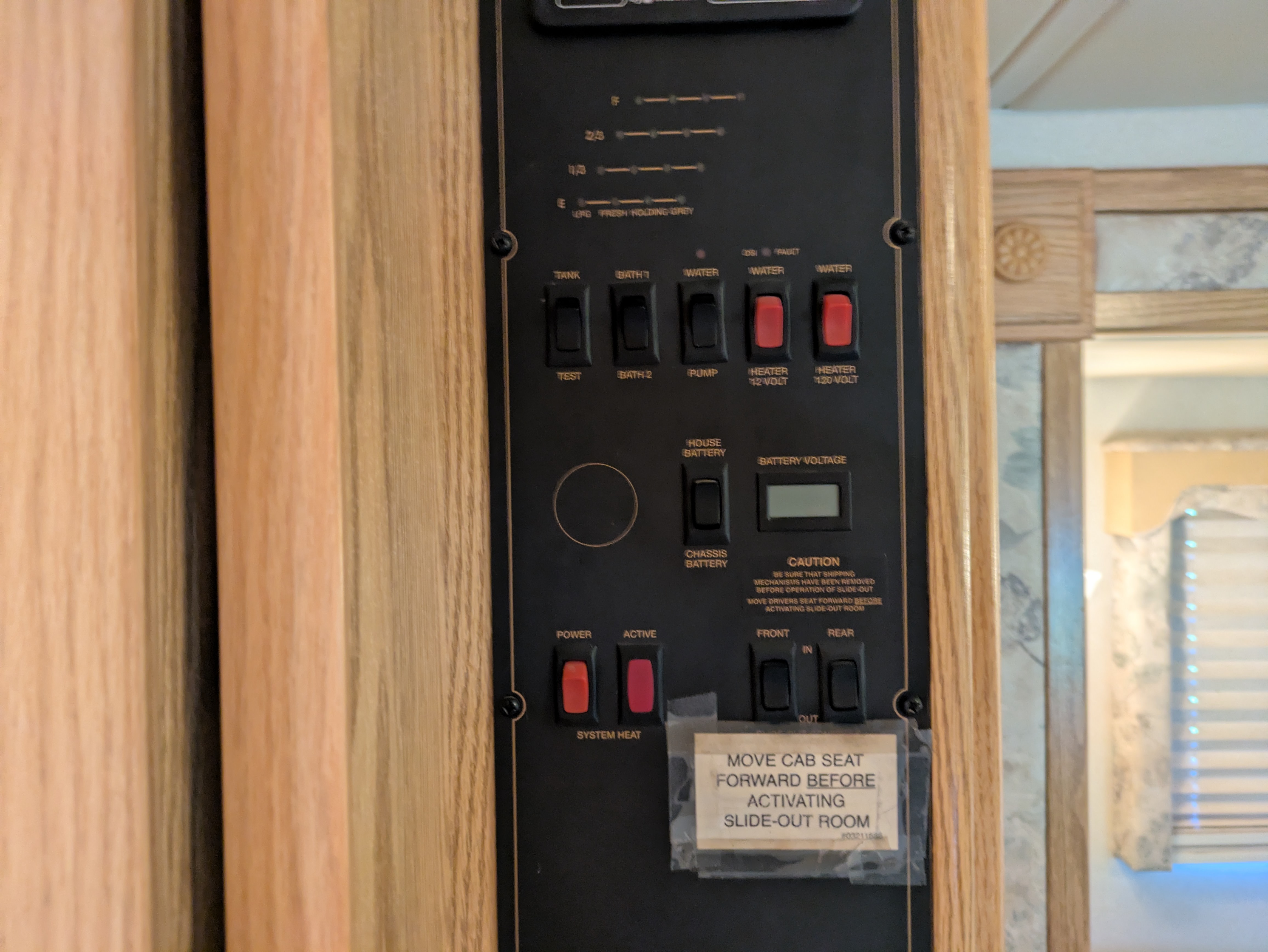 Control buttons and switches