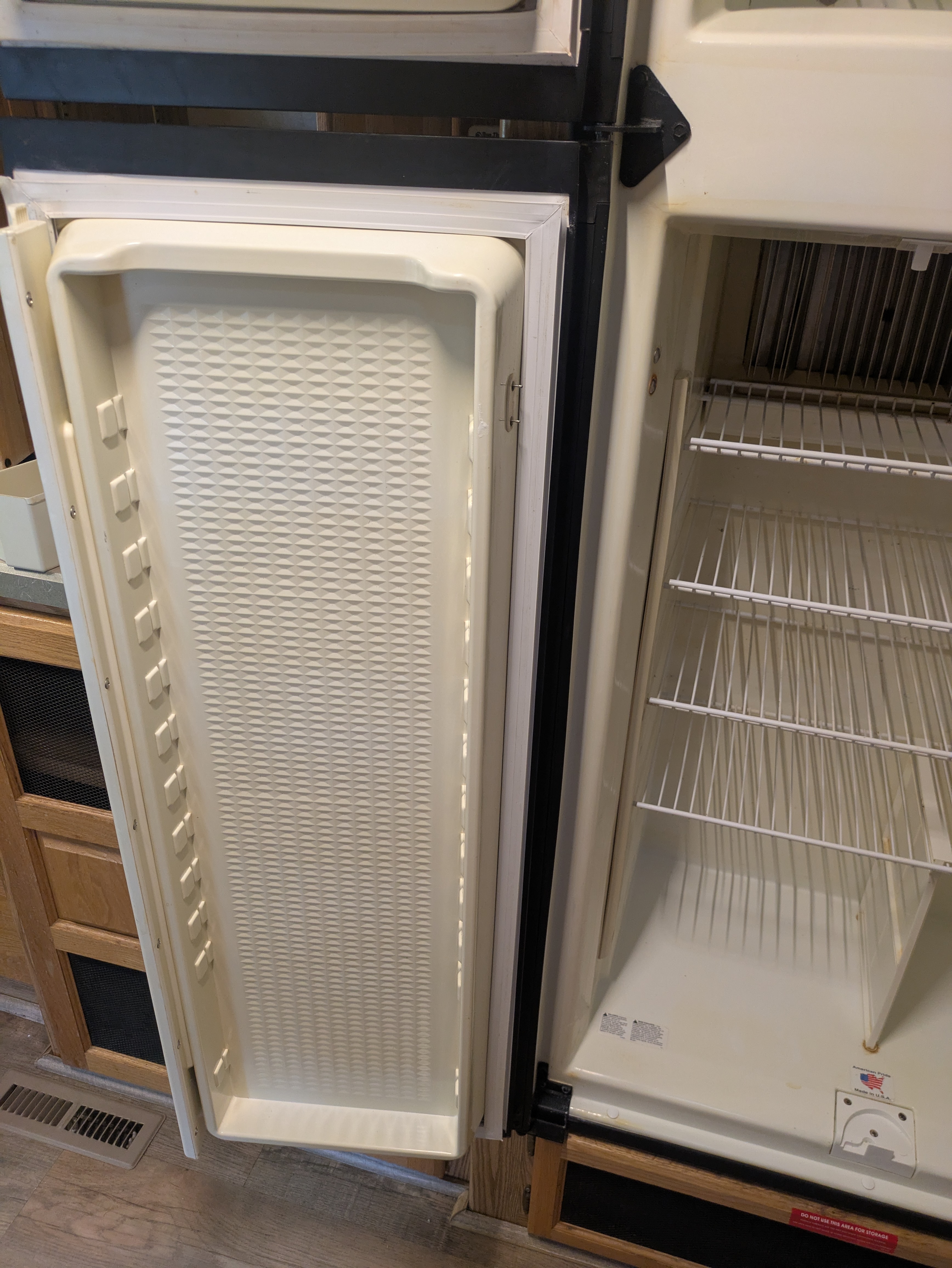 Refrigerator interior view