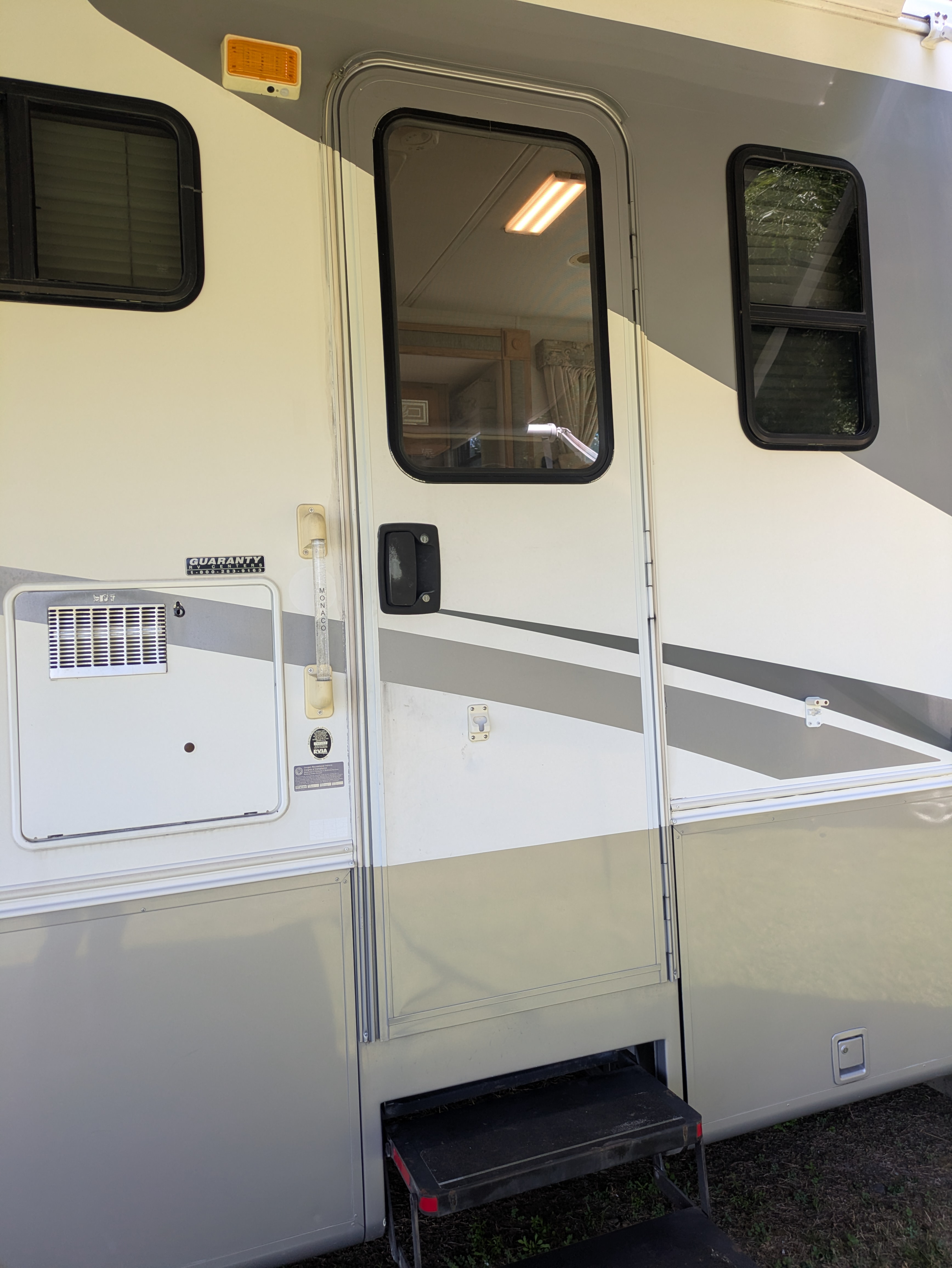 RV front door area