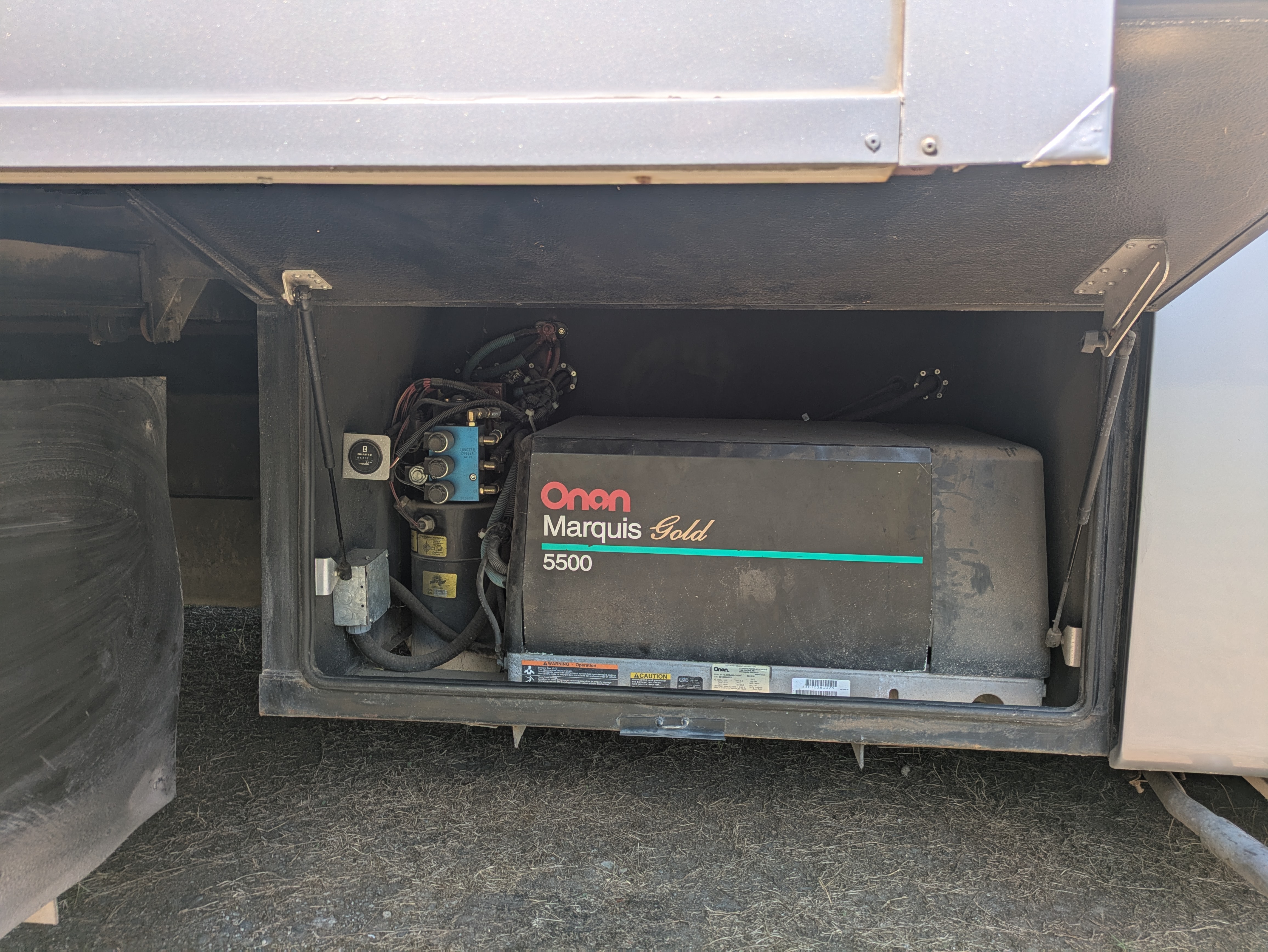 Generator compartment storage5