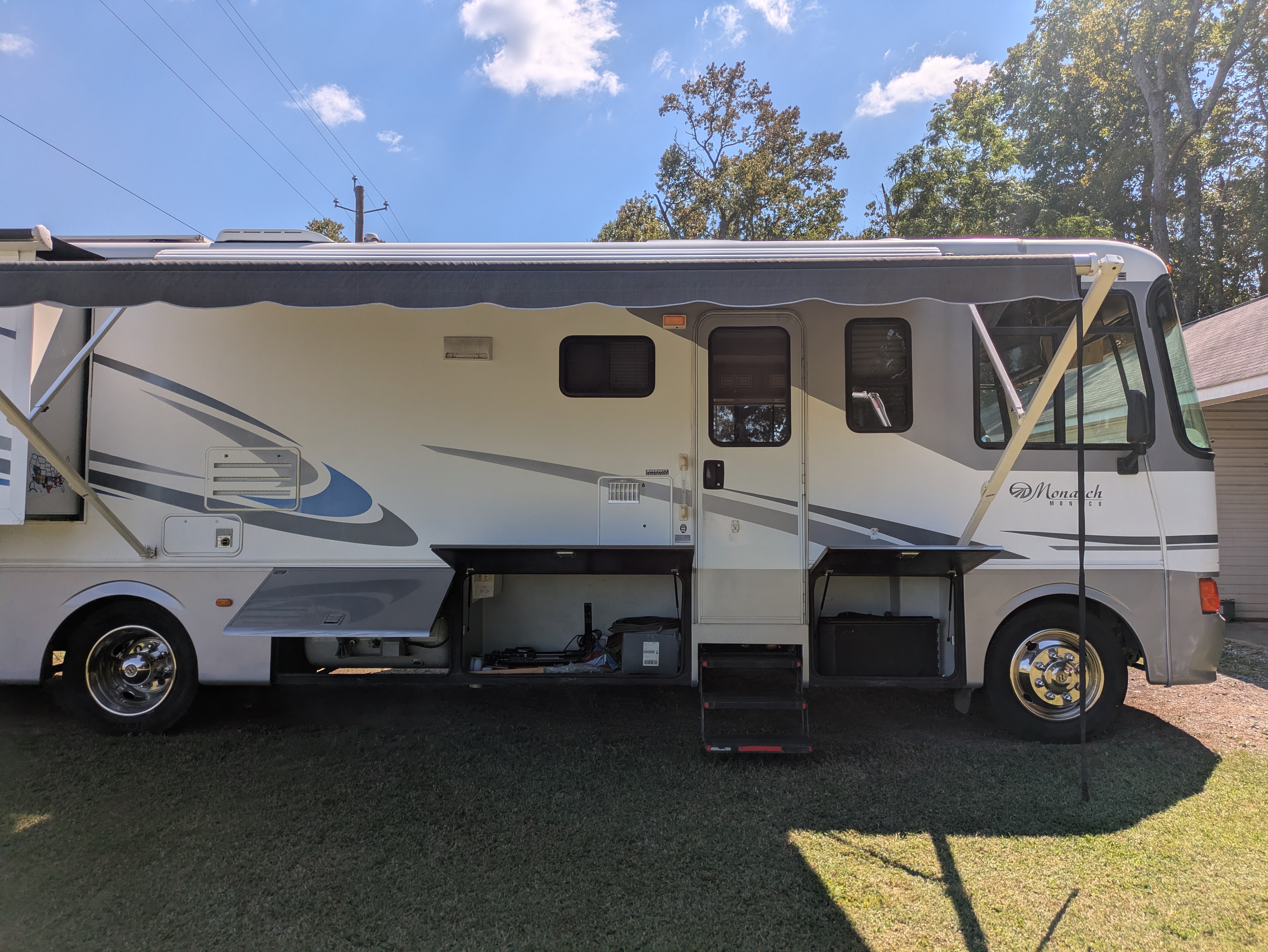 Passenger side storage detail